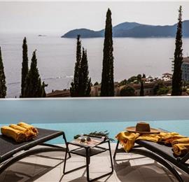 5-Bedroom Luxury Sea-View Villa with Infinity Pool near Dubrovnik – Sleeps 10